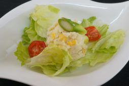 アスパラとコーンのポテトサラダ